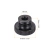 sourcing map Knurled Thumb Nuts, 10Pcs M5 x 16 x