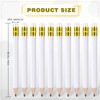 72 Count Wedding Pencils Half Pencils with Eraser Pre-Sharpened 4