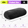Hobestluk 4FT Bean Bag Chair Large Beanbag with Removable Cover
