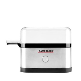 Gastroback Mini 3huevos 350 W Black, Stainless Steel – Folder for Eggs (209 mm, 68 mm, 142 mm, 540 g, 220 – 240, 50 – 60)