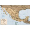 24"x36" Gallery Poster, cia map of Mexico 1997