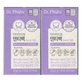 Doctor Pyto Dr. Phyto Dentibag Oral Lactobacillus 1g x 30 tablets (2) / 닥터파이토 덴티백 구강유산균 1g x 30정 2개