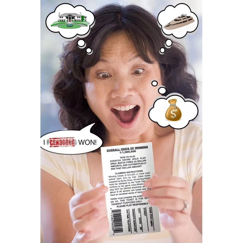 TheGag 2 FAKE LOTTERY TICKETS- Prank Gag Gift-Lucky Shamrock PRANK