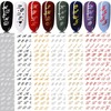 LANODO 6 Pcs Nail Stickers Alphabet 3D English Letters (6