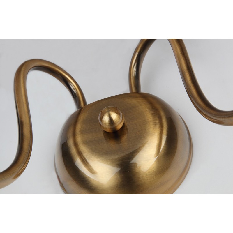 Aiwen 2-Light Bedroom Wall Lamps Polished Solid Brass Finish Wall
