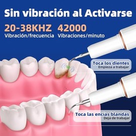 Limpiador Dental Ultrasónico 5 Modos IPX7