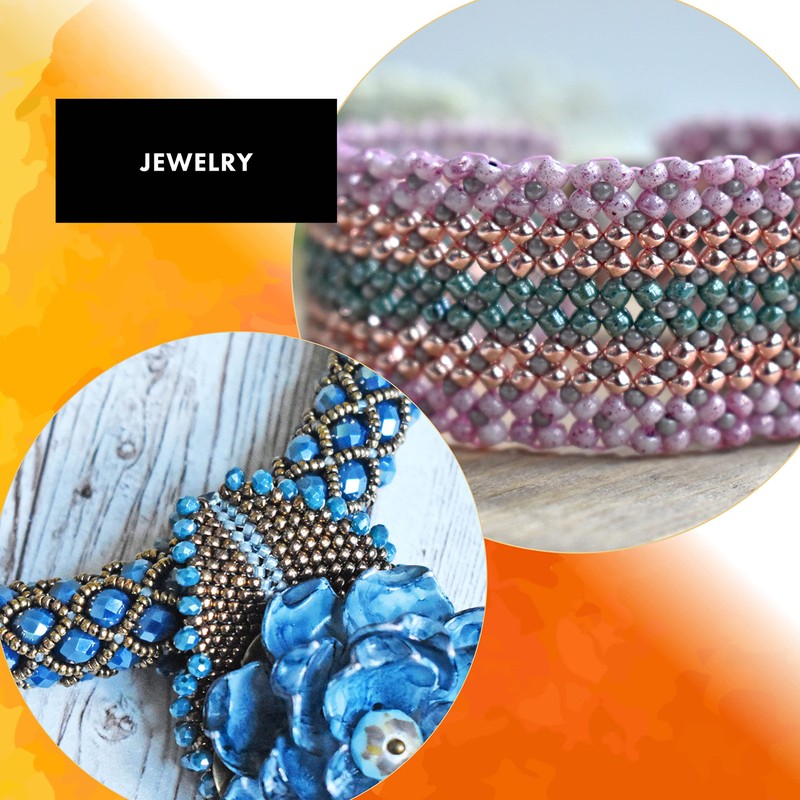 Beadalon 162S-004 WildFire Thermally Glued Beading Thread, Beige