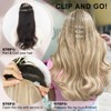 ALXNAN Clip in Hair Extensions, Hair Extensions Thick Long Stright