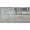 Mandate Freedom Decal (Black)