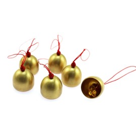 Navire Fashionable Copper Red String Wind Chime, Call Bell, Set of 6