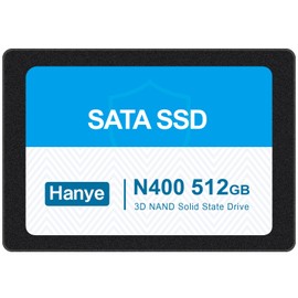 Hanye 512GB 3D NAND TLC Built-in SSD 2.5" 7mm SATA III 6Gb/s Aluminum Case Domestic Authorized Distributor 3-Year Manufacturer Warranty