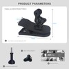 FiTSTILL Backpack Clip for Action Cameras, 360° Adjustable Ball Head,