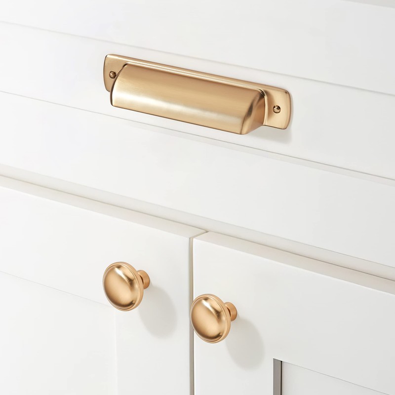 khtumeware 10 Pack 5 Inch(128mm) Kitchen Cabinet Handles,Champagne Bronze Cabinet