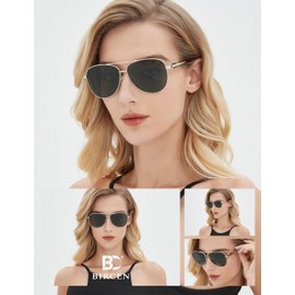 Bircenpro Polarised Sunglasses for Women : UV Protection Acetate Square Sunglass With Retro Classic Style