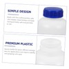 Ipetboom 3pcs Laboratory Sample Bottles Sealed Reagent Containers with Screw