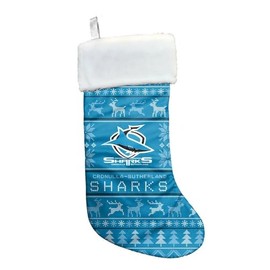 Cronulla Sharks NRL Rugby League Christmas Stocking