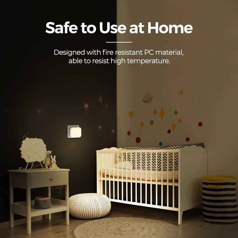 mohigher Night Light with Motion Sensor, LED Night Light Socket