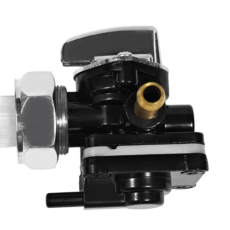 Zieichy Fuel Valve Petcock with Male Thread Compatible with Harley