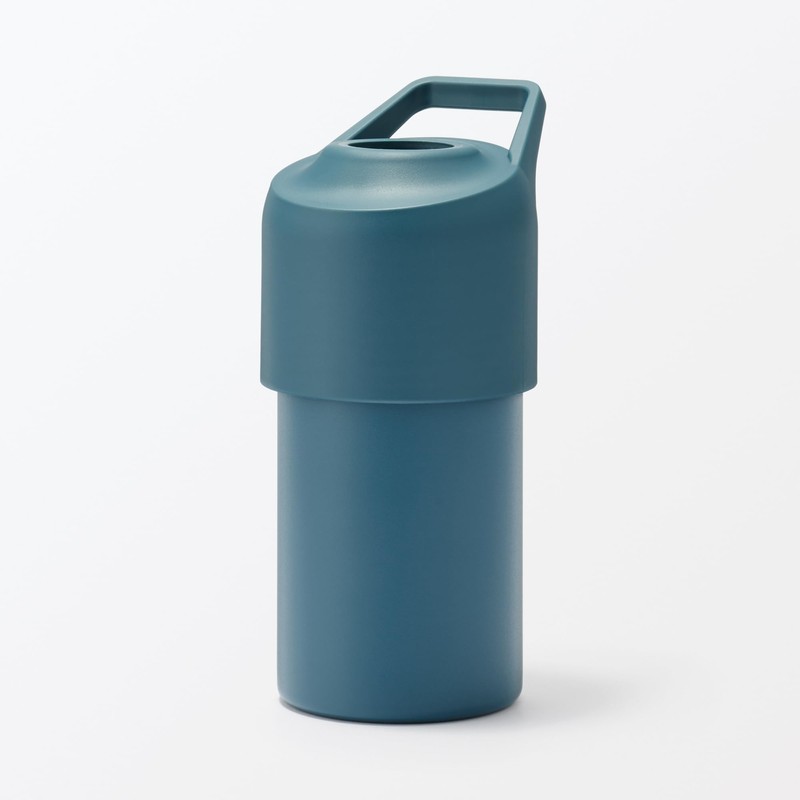 MUJI Cold-Keeping Bottle Holder for 500-650 ml Plastic Bottles, Dark