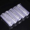 Hicarer 25mm Coin Holder Capsules Clear Round Plastic Coin Container