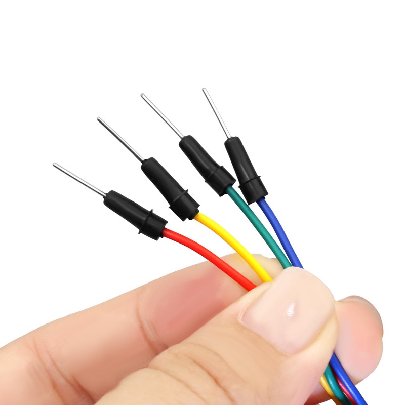 130 Pcs Solderless Flexible Breadboard Jumper Wires Compatible with Arduino,