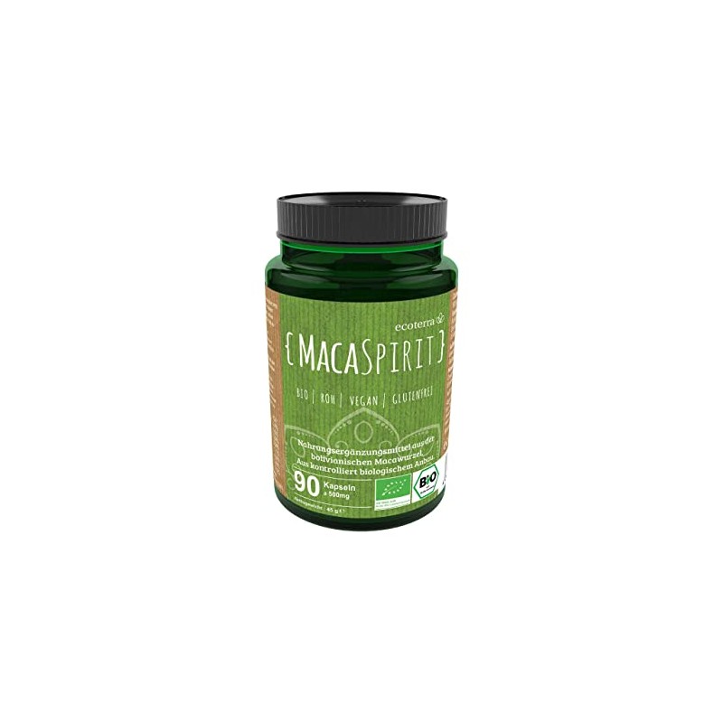 MACA Spirit Organic 500 mg Capsules Pack of 90