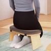 for Foldable Kneeling Meditation Bench Stool with Cushion & Bag