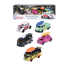 Majorette Volkswagen The Originals (Set of 5) - 5 VW Model Cars Gift Set for Collectors and Children Aged 3+ Includes 2 Exclusive Models