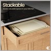 BAKKEN Cookie Sheets for Baking Nonstick Set - 3-Piece Stackable