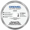 Dremel US540-01 Ultra-Saw 3.5-Inch Tile Diamond Blade, White