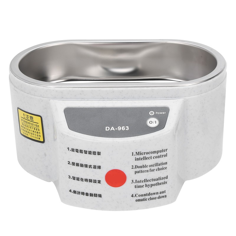 Rrofessional Dentures Ultrasonic Cleaning Machine Mini Household Eyeglasses Jewelry CleanerAU