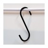 S-shaped steel ring black 12cm 8ea