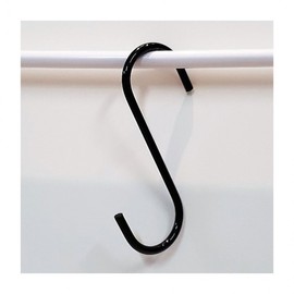 S-shaped steel ring black 12cm 8ea
