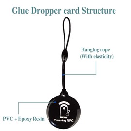 10pcs NFC Tags Keychain Ntag215 NFC Chips Programmable NFC Fob NFC Key Fob NFC Card Compatible All NFC Enabled Mobile Phones & Devices