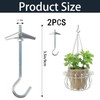 2 PCS Ceilings Hooks,Hang Plants Plasterboard Ceiling Hook,Hang Plants Wing