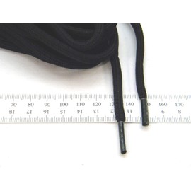 proMAX(tm) Oxford Work Boot shoelaces Large Diameter Polyester -2 Pair Pack- (72 Inch 183 cm, Black)