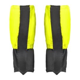 PATIKIL Leg Gaiters, Waterproof Shoe Covers Hiking Gaiters Snow Boot Gaiter, Neon Green, M