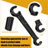 Leriton Double Ended Valve Wheel Wrench Cast Steel Hand Valve