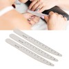 50pcs Washable Reusable Nail File with Scale Professional Home Salon