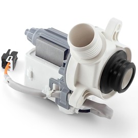 WH23X28418 290d1201g003 290d1201g001 Washer Drain Pump & Motor Assembly Replacement Compatible with G-E Hot-point Washers, Replace WH23X24178 WH23X27574 B40-3A01 B30-3A02 By Fetechmate