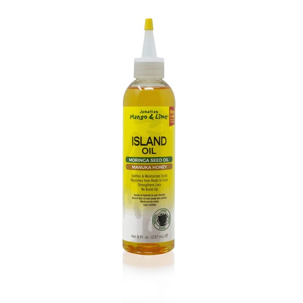 Jamaican Mango & Lime"Island Oil, Scalp Oil" - 8 Oz,Pack of 2