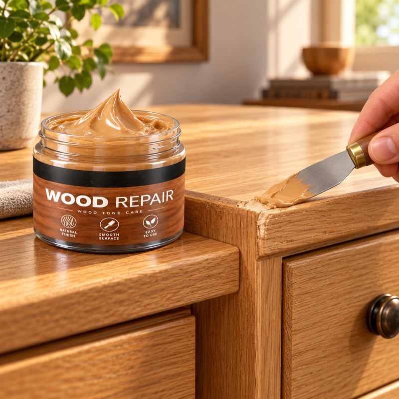Wood Repair Paste for Furniture & Floors – 6 Color