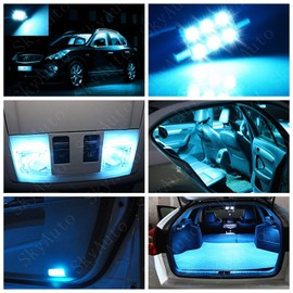 LED ICE Blue Light Interior Package Kit for Dodge Charger 2006-2016 (19 pcs)