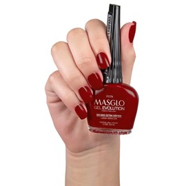 MASGLO Gel Evolution – Set of 3 Nail Polishes No UV/LED Lamp Needed, Fast-Drying, 12-Day Wear, 14-Free Formula, High-Gloss Finish, vegan (0.5 oz Each) h
