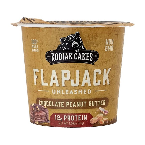 Kodiak Pancake On The Go High Protein Snack, Chocolate Peanut