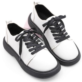 YFINE Flat Waxed Shoe Laces: Sneakers Black Shoelaces for Men&Women Boot - 2 Pair 39 Inch