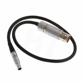 HangTon 2 Pin Female Power Cable for Steadicam Zephyr 24V to ARRI Alexa SXT/XT/LF/Classic Camera (0b 3 Pin)