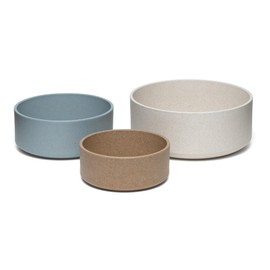 Loving Pets - Dolce Bamboo - Eco-Friendly Pet Bowls & Dishes for Dog, Cats, Puppy Food and Water Dish -Sustainable and Dishwasher Safe, Made with Real Bamboo (Small, Oat-Beige)