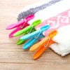 FOCCTS 72Pcs Clothes Line Clips for Hangers Windproof, Clothespin Clothes