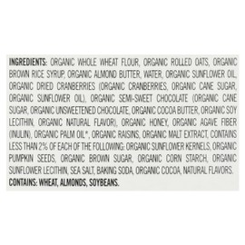 Dave's Killer Bread Organic Snack Bar, Trail Mix Crumble, 19g Whole Grains, No Artificial Ingredients or Preservatives, Kosher, USDA Certified Organic, Non-GMO, 4 Count, 7 Ounce (Pack of 6)